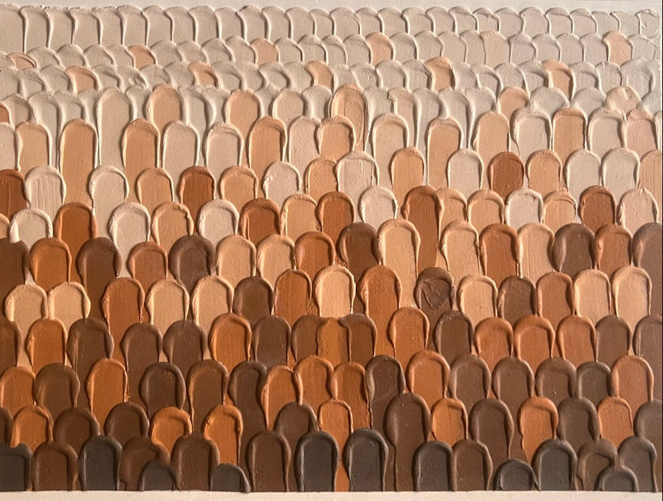 Tableau texturé SILHOUETTES